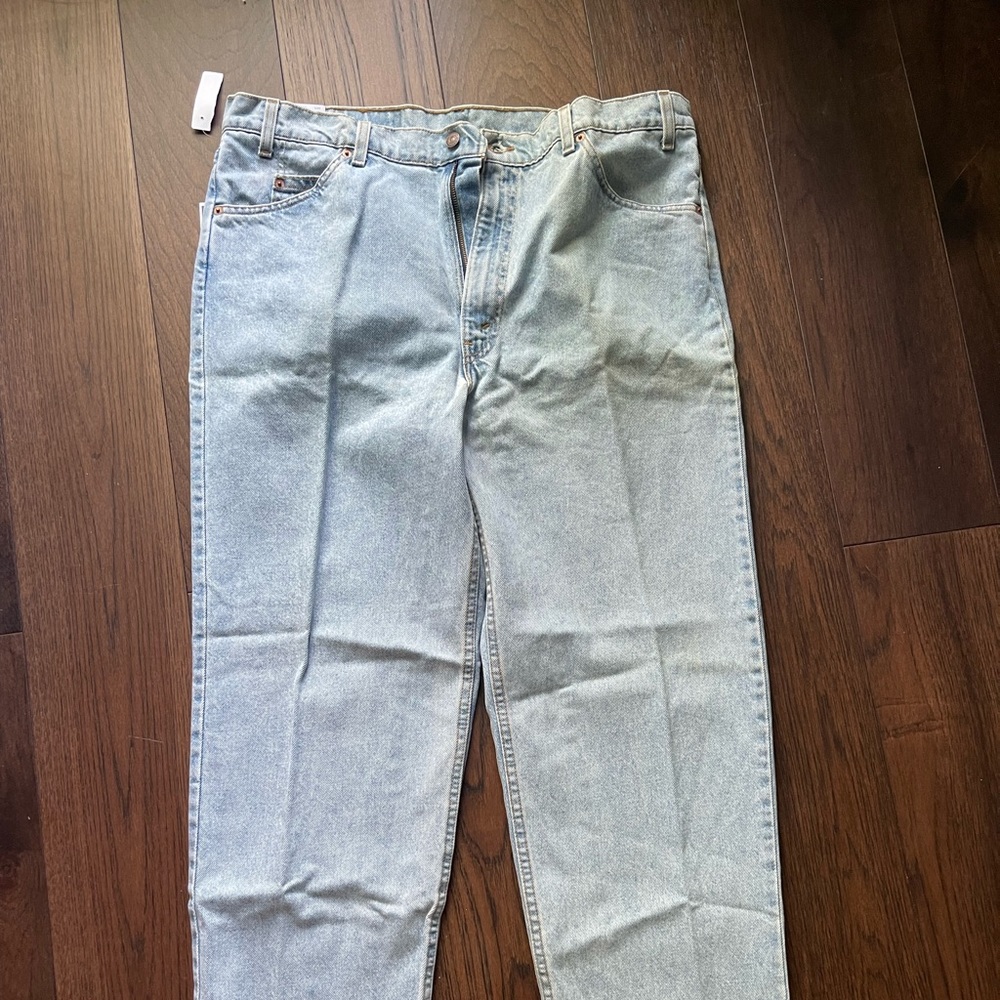 Brand new Made in the USA 555 levis mens jeans orange tag 40x30